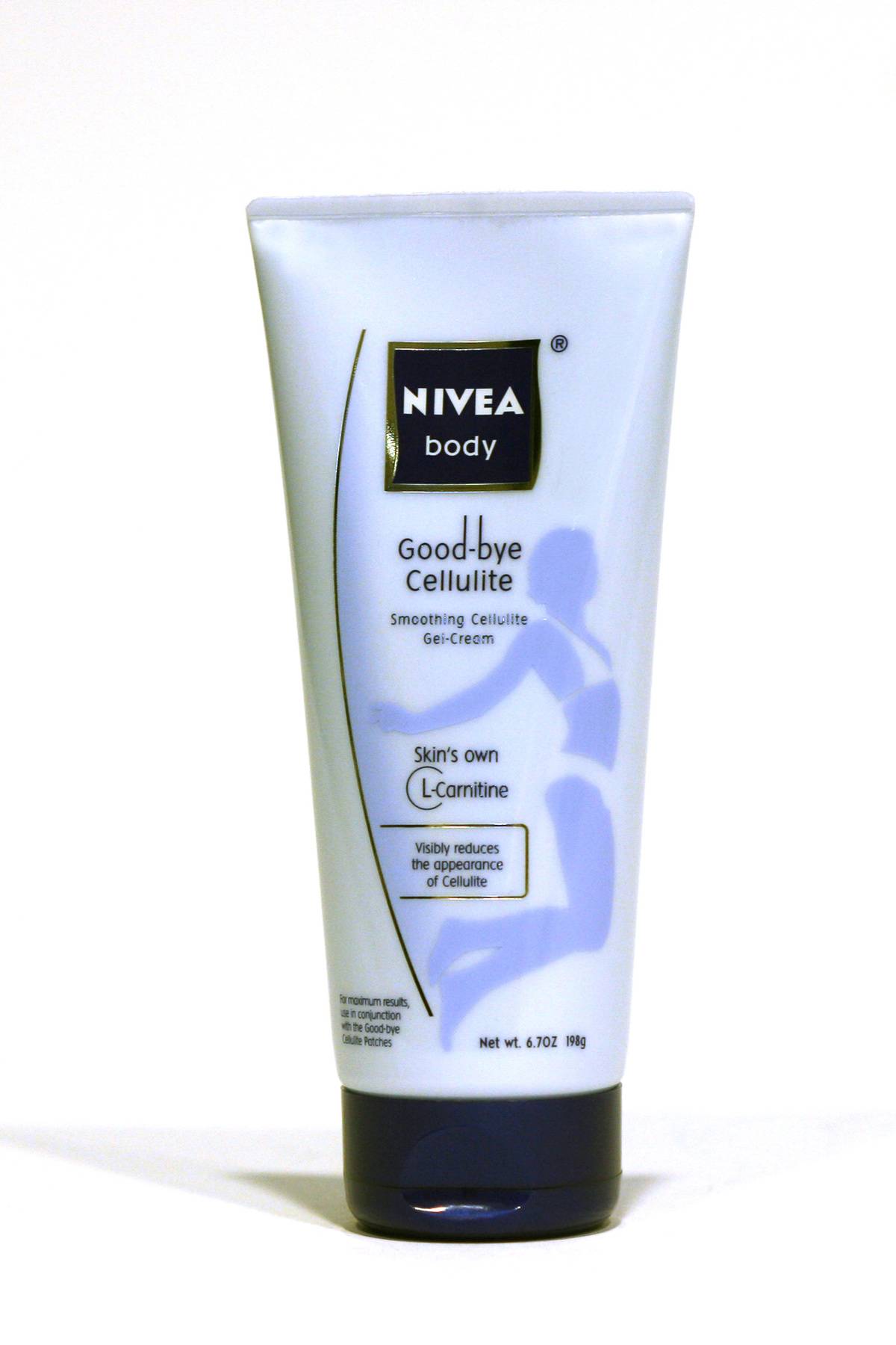 For the Healthy Skeptic column, a tube of Nivea Body Goodbye Cellulite cream.